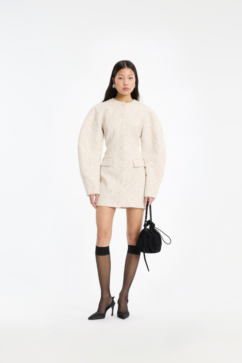 JACQUARD TAILORED DRESS