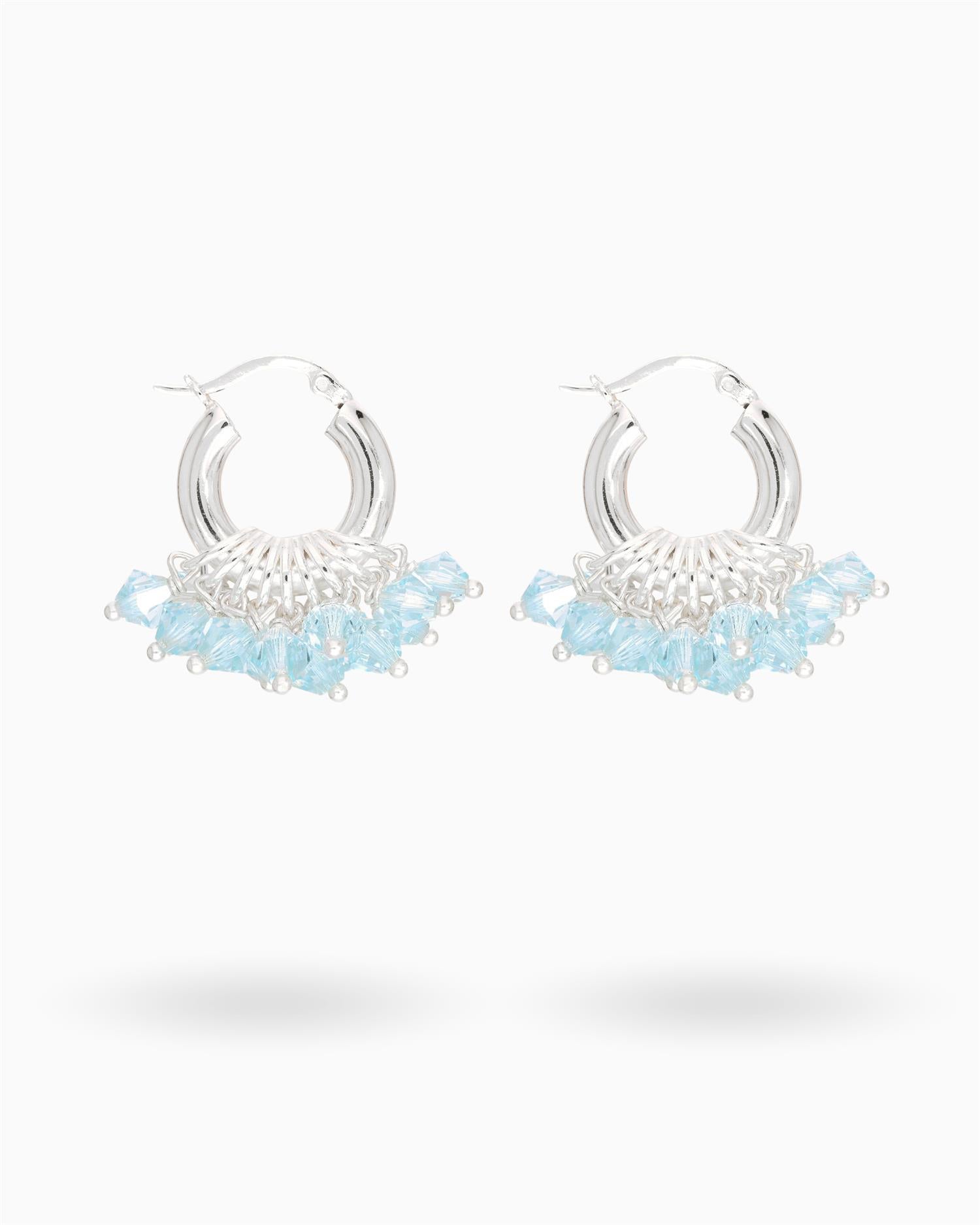 Mini Ice Ice Baby Earrings in Silver