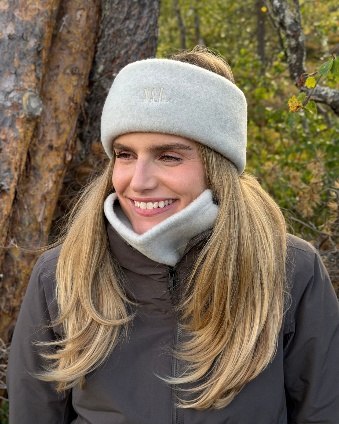 Norefjell Fleece Pannebånd Beige