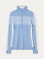 Signature 1/4-zip Light Blue