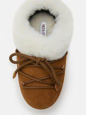 Evx Suede Mules Cognac/Natural