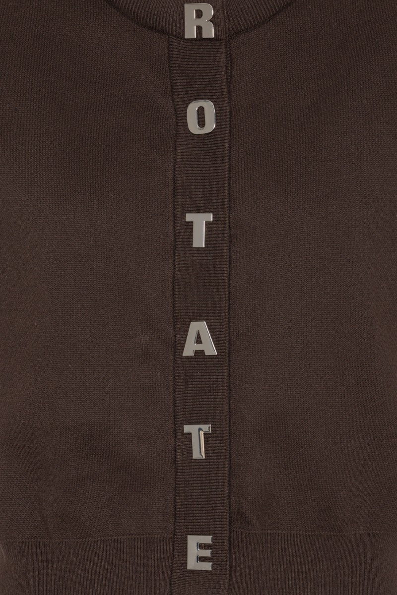 FIRM KNIT SS CARDIGAN