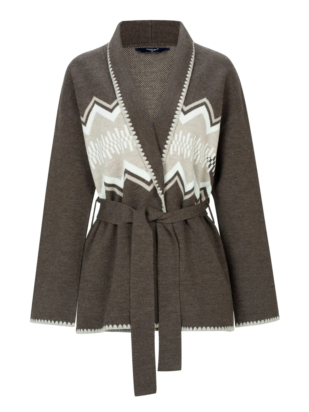 Rondslottet Cardigan Dark Brown