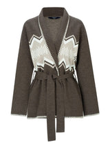 Rondslottet Cardigan Dark Brown