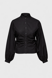Velora Poplin Shirt Black