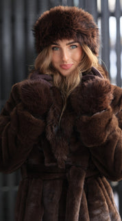 Luxe Fluffy Beanie Cocoa