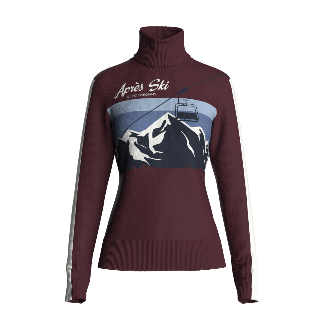 AfterSki Sweater Burgundy