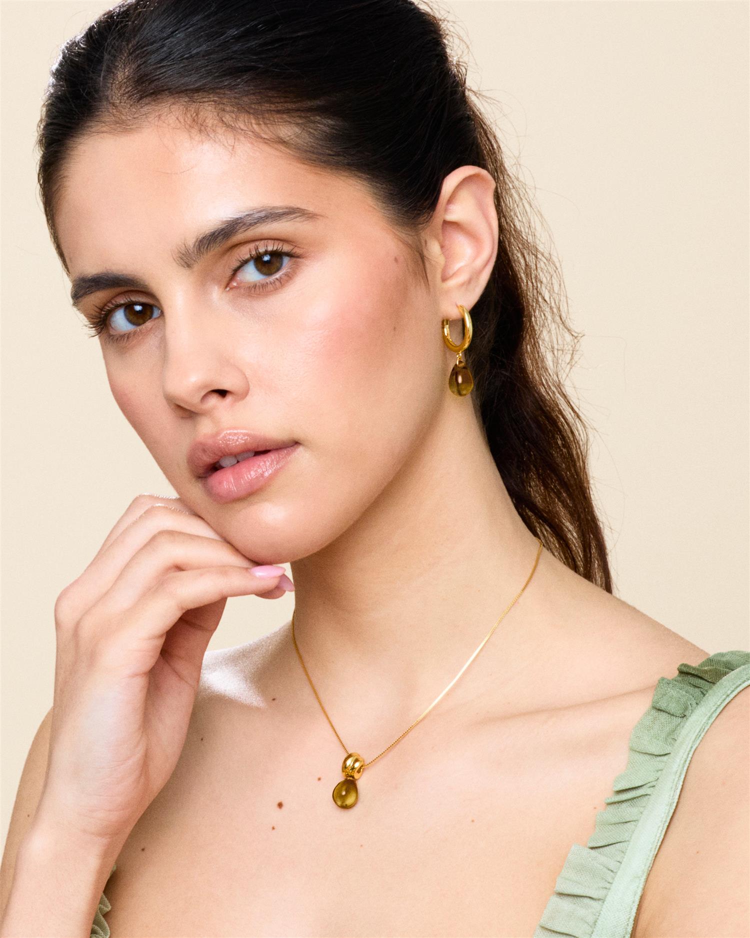 Sugar Drop Choco Earrings