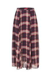 Odellecras Skirt Bordeaux Check