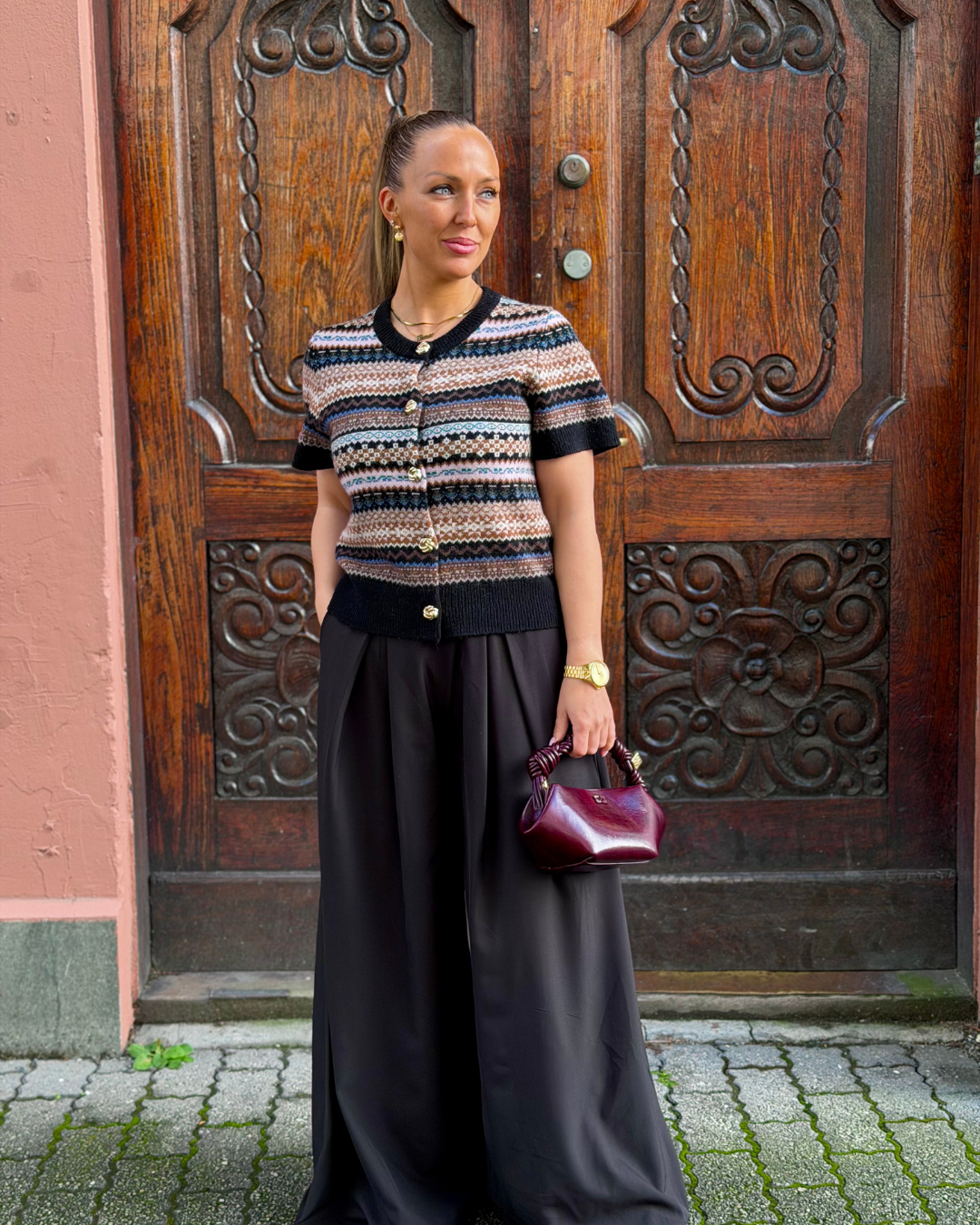 Coraline Knit Mix Black