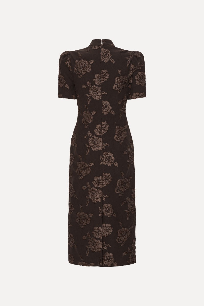 JACQUARD MIDI DRESS