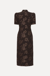 JACQUARD MIDI DRESS