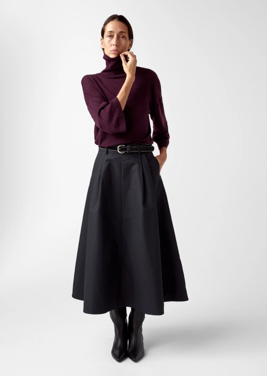 Tia Merino Knit Burgundy