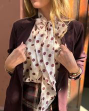 Ethelcras Shirt Grape Dot