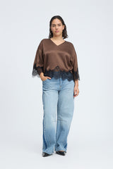Cafira Top Brown
