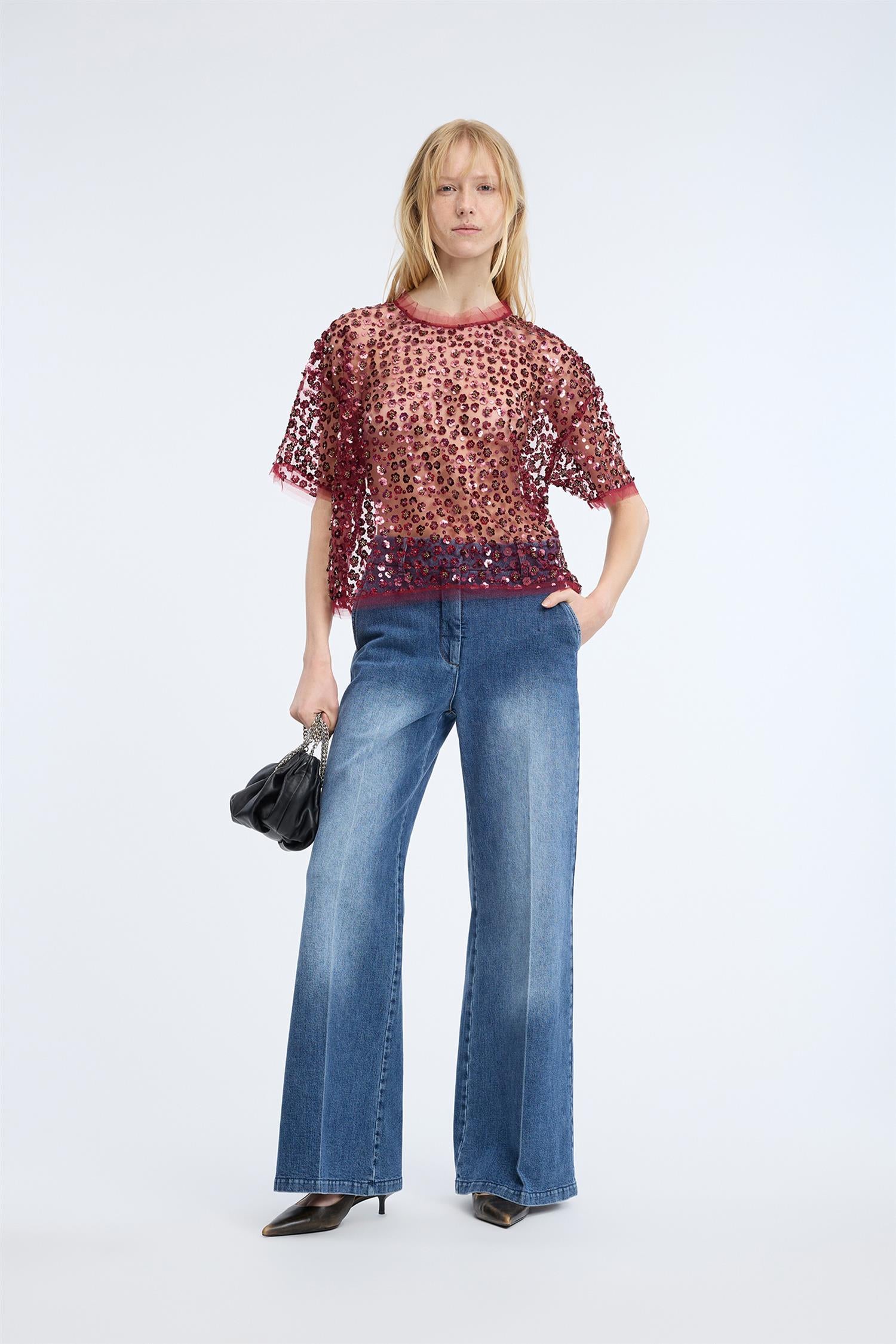 Caralee Top Bordeaux
