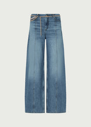 Flare Seam Light Denim
