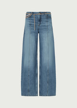 Flare Seam Light Denim