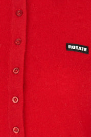 Wool Longsleeve Polo Scooter Red