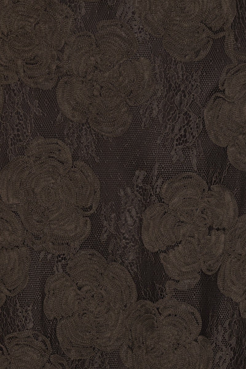 3D FLOWER MAXI DRESS